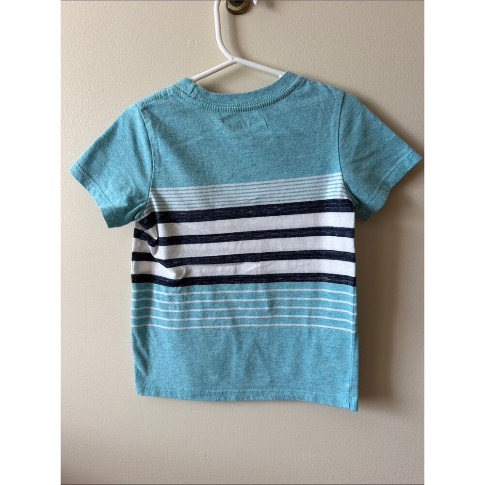 Bundle Cat & Jack Boys T-shirts Size 3T Blue Green Gray - Picture 3 of 11